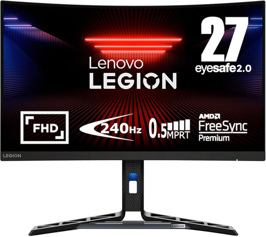 Lenovo 67B6GAC1US Legion R27fc-30 27" FHD 280Hz Curved Gaming Monitor