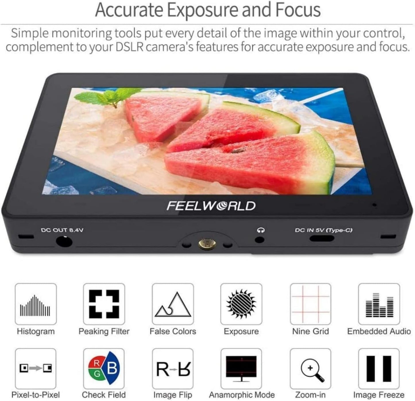 FEELWORLD EANAFD00002 F5 Pro V4 Touch Screen Monitor Kit