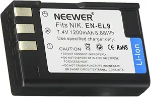 Neewer 10000220 EN-EL9 Battery for Nikon