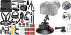 Neewer 50-in-1 Action Camera Accessory Kit with Suction Mount