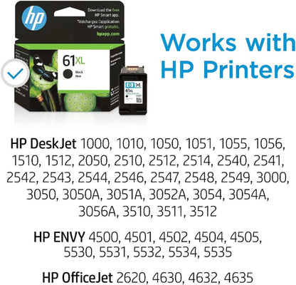 HP 61XL Black High-Yield Ink Cartridge CH563WN