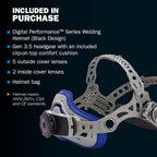 Miller Digital Performance Welding Helmet - ClearLight Auto-Darkening