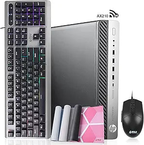HP EliteDesk 800 G3 Mini i5 WiFi 6E Desktop (Renewed)