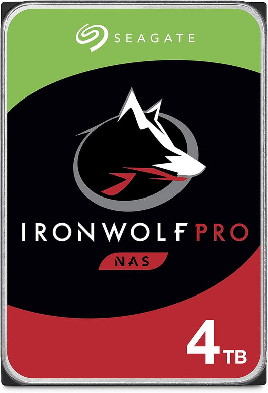 Seagate IronWolf Pro 4TB NAS Hard Drive ST4000NE001 Renewed
