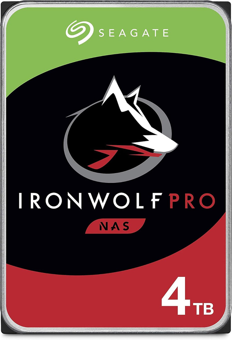 Seagate IronWolf Pro 4TB NAS Hard Drive ST4000NE001 Renewed — main product image
