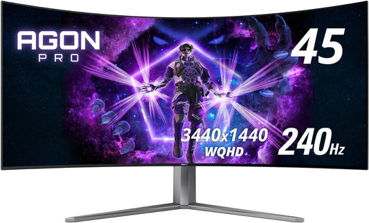 AOC AG456UCZD 45" UltraWide 240Hz Curved OLED Gaming Monitor
