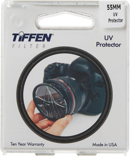Tiffen 55UVP 55mm UV Protection Camera Lens Filter