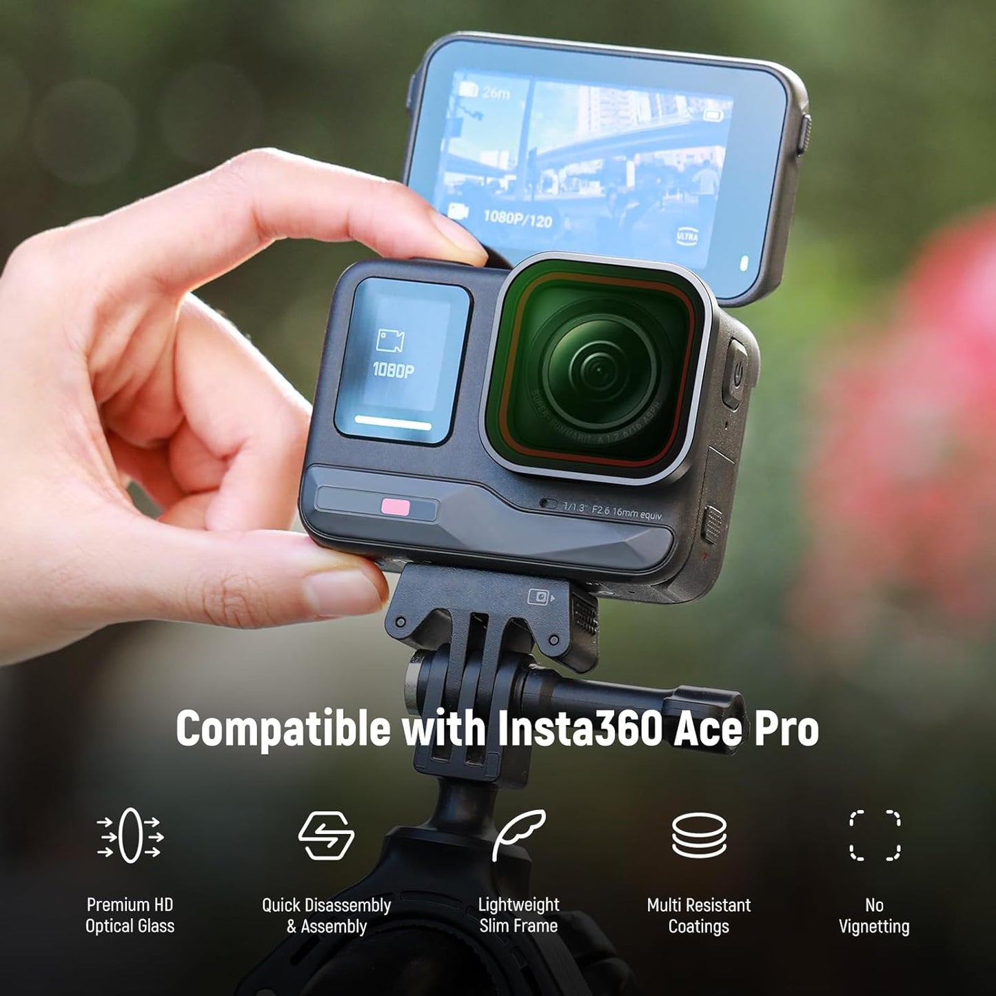NEEWER 10103921 ND & CPL Filter Set for Insta360 Ace Pro