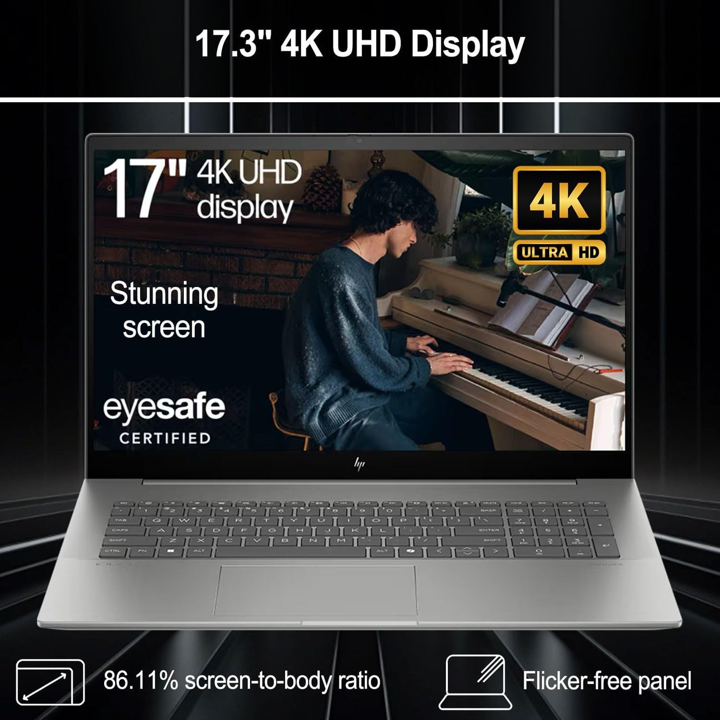 HP TPN-Q234 Envy 17" 4K UHD Business Laptop Ultra 7 64GB 8TB SSD