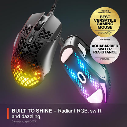 SteelSeries 62401 Aerox 5 Ultra-Lightweight RGB Gaming Mouse