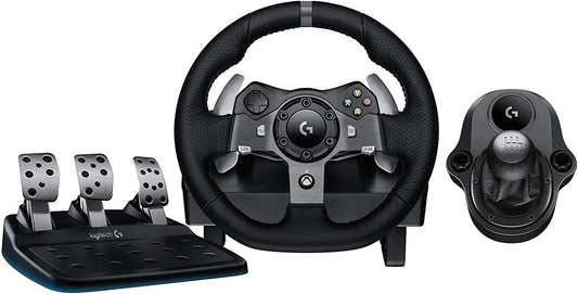 Logitech G920 Driving Force Racing Wheel Shifter Bundle
