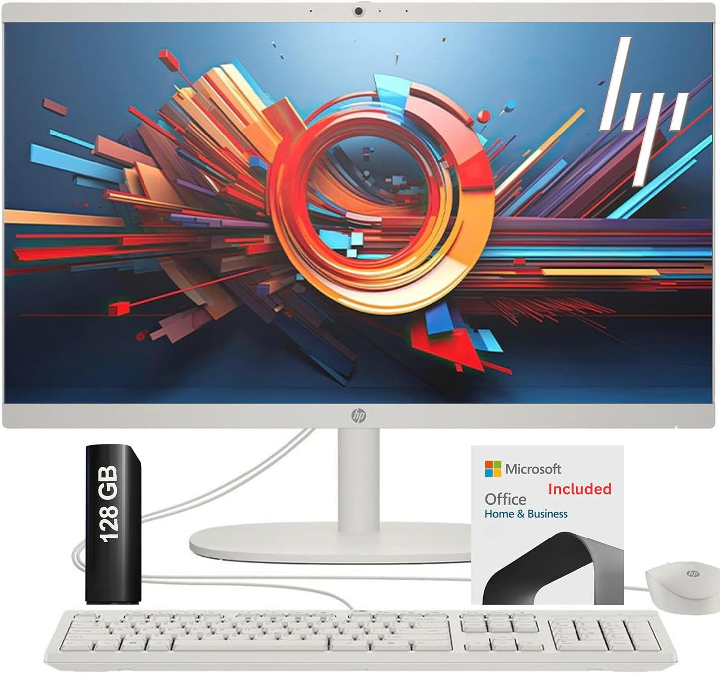 HP 00DG New Version All-in-One Desktop 22" FHD 32GB 512GB SSD