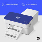 HP HPKE100 Shipping Label Printer - 4x6 Direct Thermal, USB