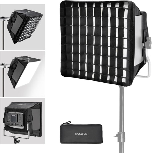 Neewer NL660, RGB660 PRO II Softbox Diffuser with Grid