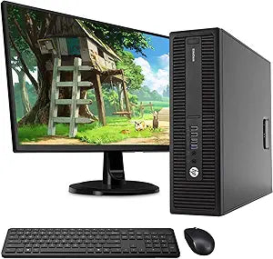 HP EliteDesk 800 G2 SFF i5-6500 32GB 2TB SSD Desktop PC (Renewed)