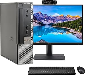 Dell OptiPlex 790 USFF Desktop i5, 8GB, 120GB SSD, 20" Monitor (Renewed)