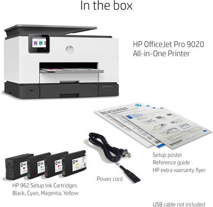 HP 1MR78A Officejet Pro 9020 Wireless Inkjet Printer (Renewed)