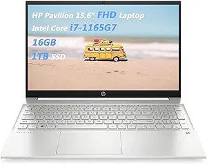 HP Core i7-1165G7 Pavilion 15.6" Laptop 16GB RAM 1TB SSD