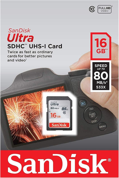 SanDisk SDSDB-016G-Z46 16GB Ultra SDHC Memory Card