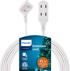 Philips SPS1032WE/27 15ft 3-Outlet Extension Cord