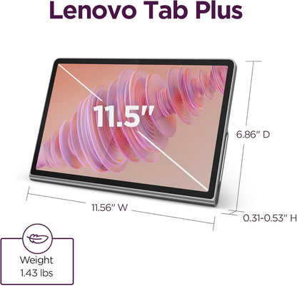 Lenovo ZADX0088US Tab Plus 11.5" 2K Tablet with Folio Case