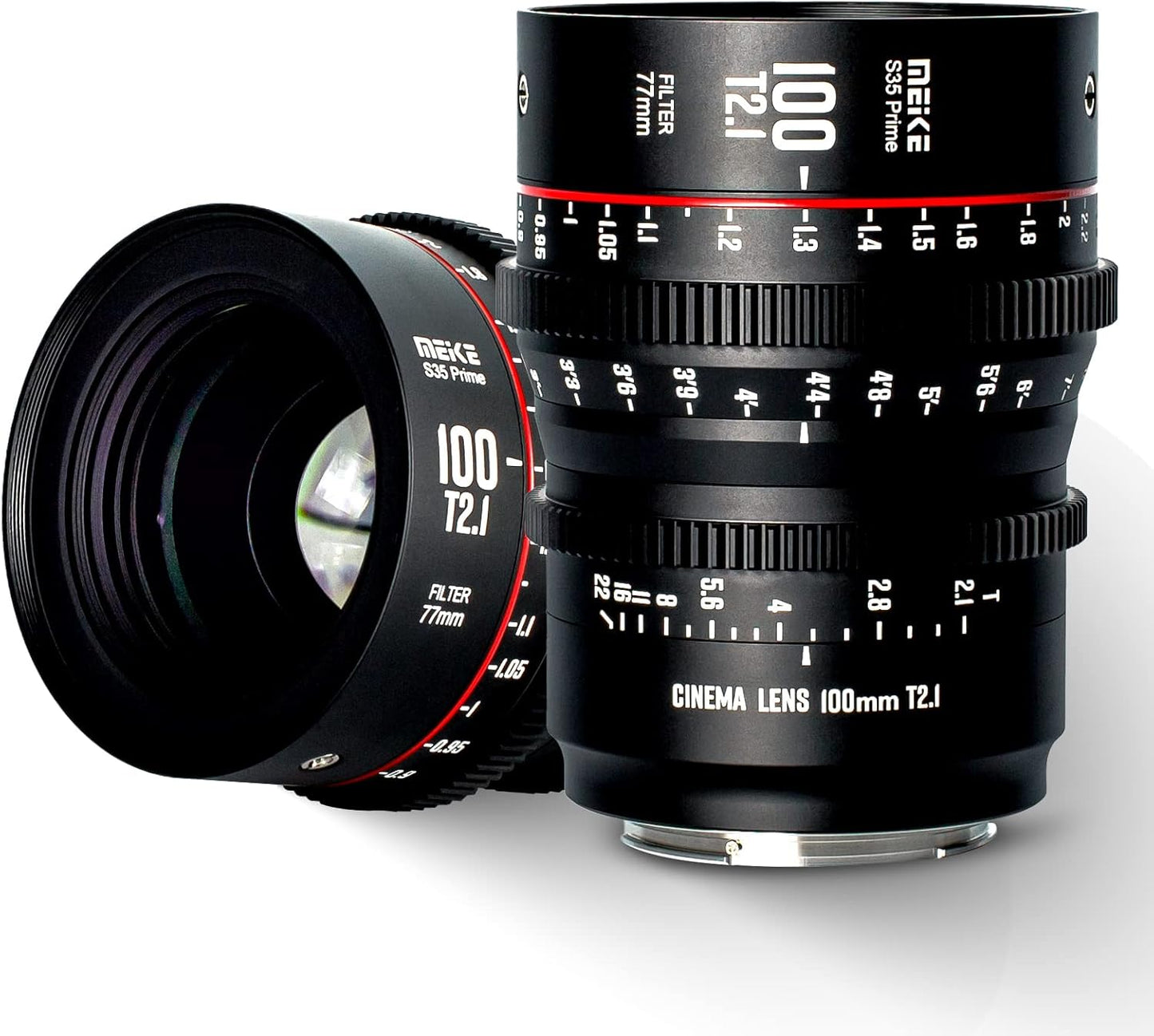 Meike 100mm T2.1 S35 EF Mount Cinema Lens - Manual Focus