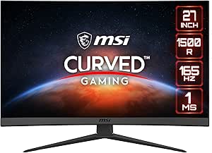 MSI 9S6-3CA91T-036 Optix G27C6 165Hz Curved Gaming Monitor