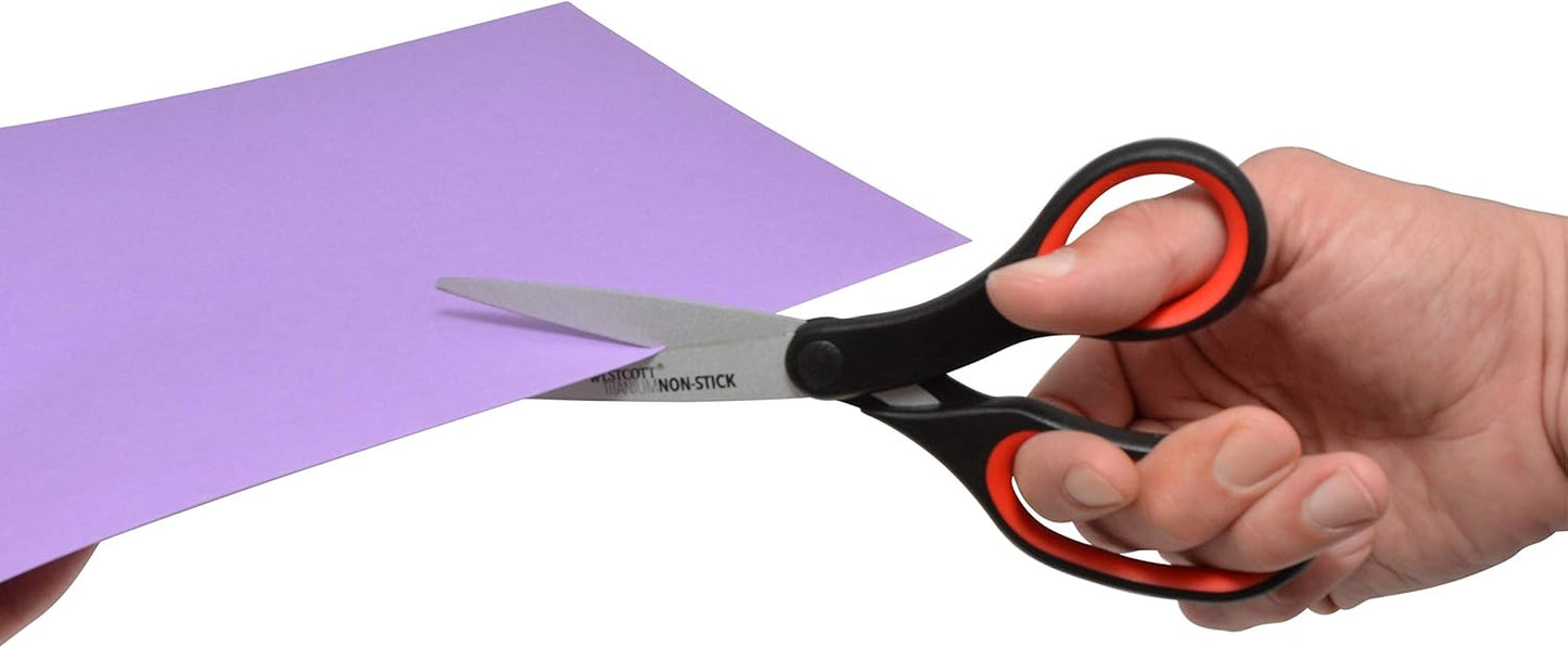 Westcott 17785 8" Titanium Non-Stick Scissors 2-Pack