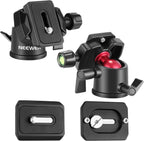 Neewer 10090348 Camera Tripod Ball Head with Quick Plate