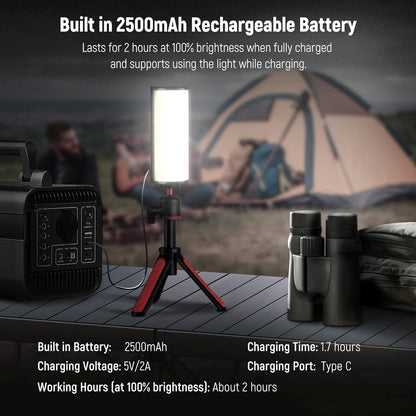 Neewer TL96RGB Handheld RGB LED Video Light Wand Magnetic