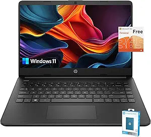 HP Stream 14" HD Celeron Laptop Bundle