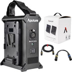 Aputure 2-Bay Battery Power Station V-Mount LED Lights