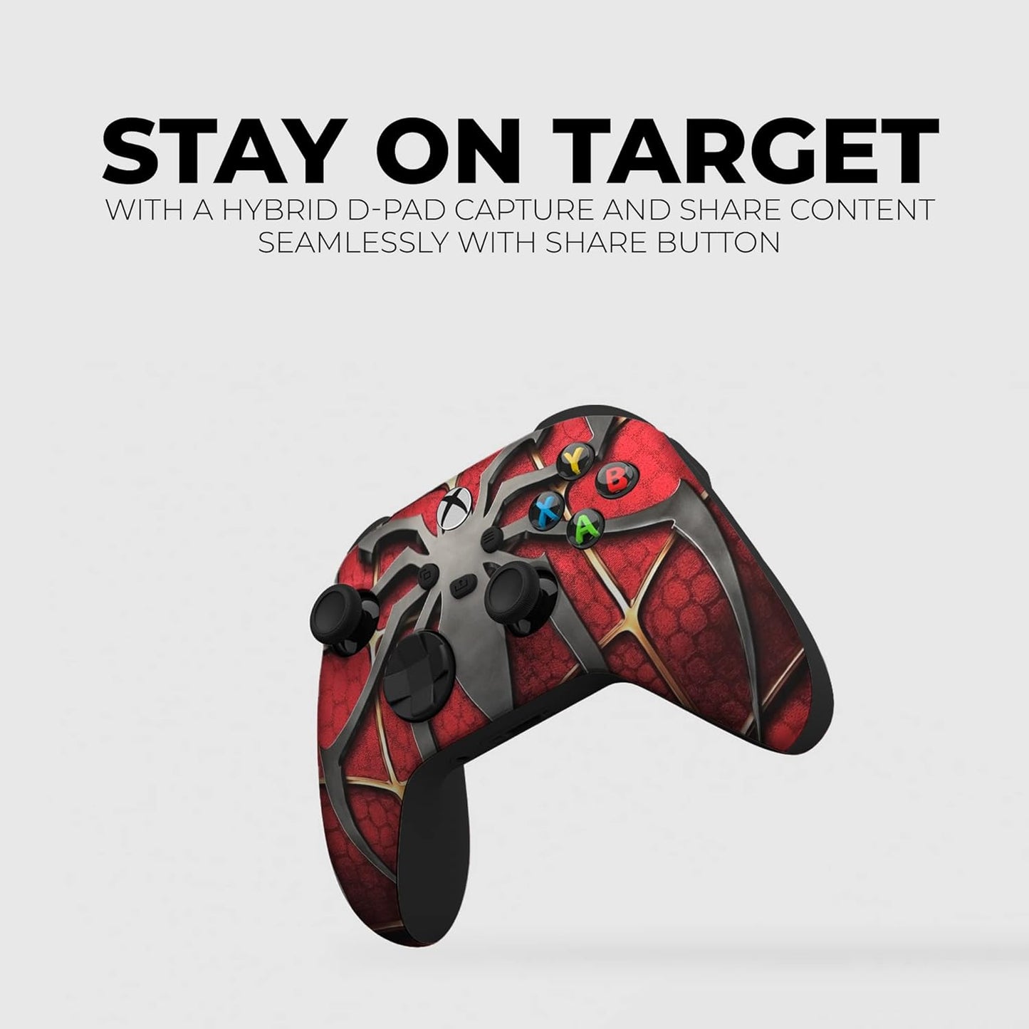 Microsoft Xbox-Spiderman Red Custom Controller Hydro-DIP