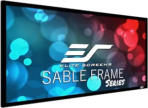 Elite Screens ER96WH1-Wide Sable Frame 96-inch Projection Screen — main product image