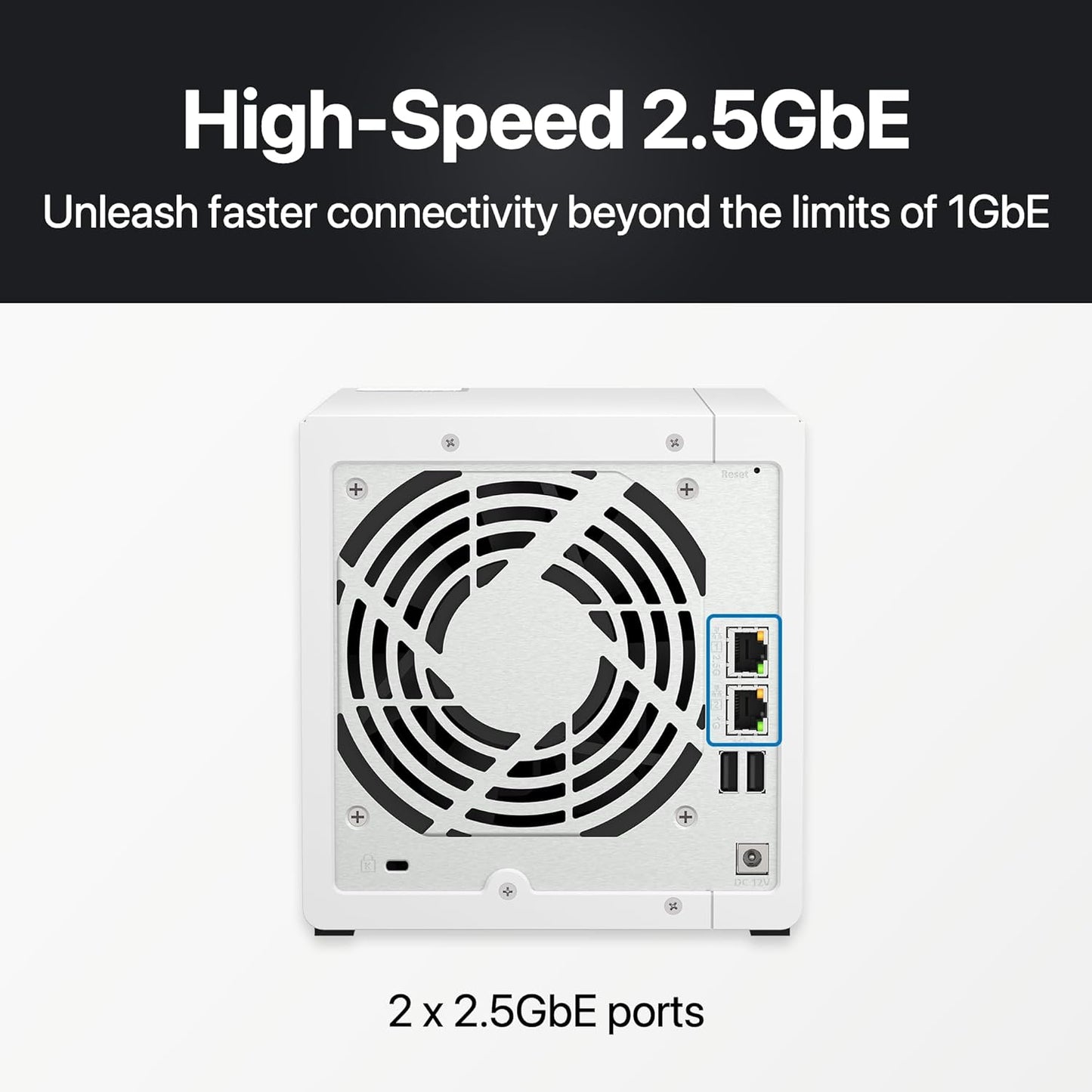 QNAP TS-433-4G-44ST-US 12TB NAS RAID 5 Bundle