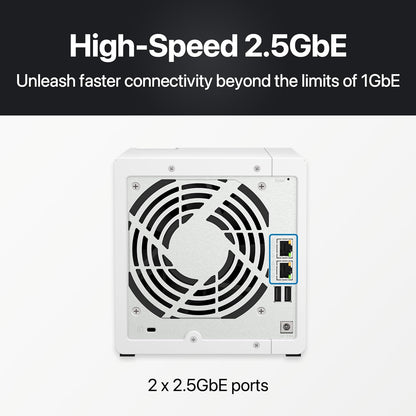 QNAP TS-433-4G-44ST-US 12TB NAS RAID 5 Bundle