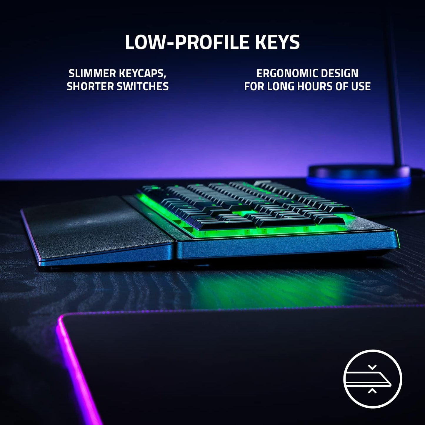 Razer RZ03-04470200 Ornata V3 X Low Profile Keyboard