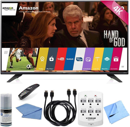 LG 60UF7700 60" 4K Smart LED TV WebOS Bundle