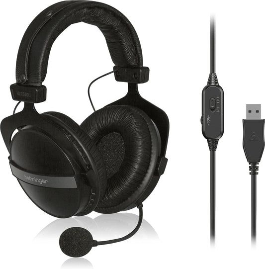 Behringer HLC660U USB Stereo Headphones with Microphone