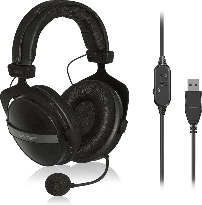 Behringer HLC660U USB Stereo Headphones with Microphone — main product image