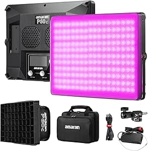 Aputure Amaran P60C RGBWW Video Panel Light Kit