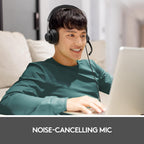 Logitech 981-001229 Zone 750 Wired Headset Noise Cancelling Mic
