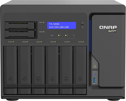 QNAP TS-h886-D1602-8G-US 8-Bay Xeon NAS 2.5GbE