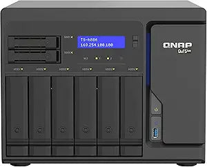 QNAP TS-h886 8-Bay Enterprise NAS Xeon 2.5GbE Ports — main product image