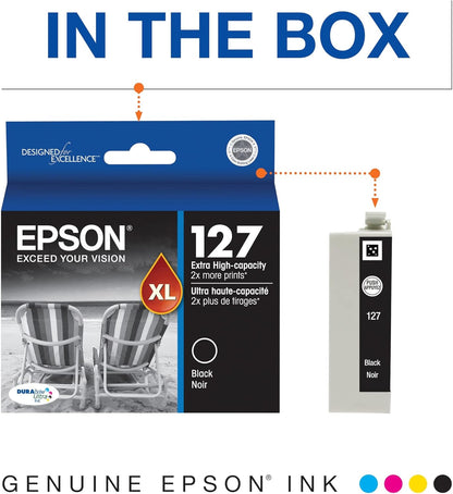 Epson T127120-S DURABrite Black Ink Cartridge