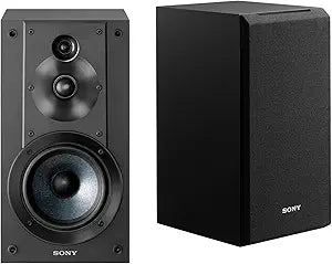Sony SSCS5-cr Bookshelf Speaker System - Black (Renewed)