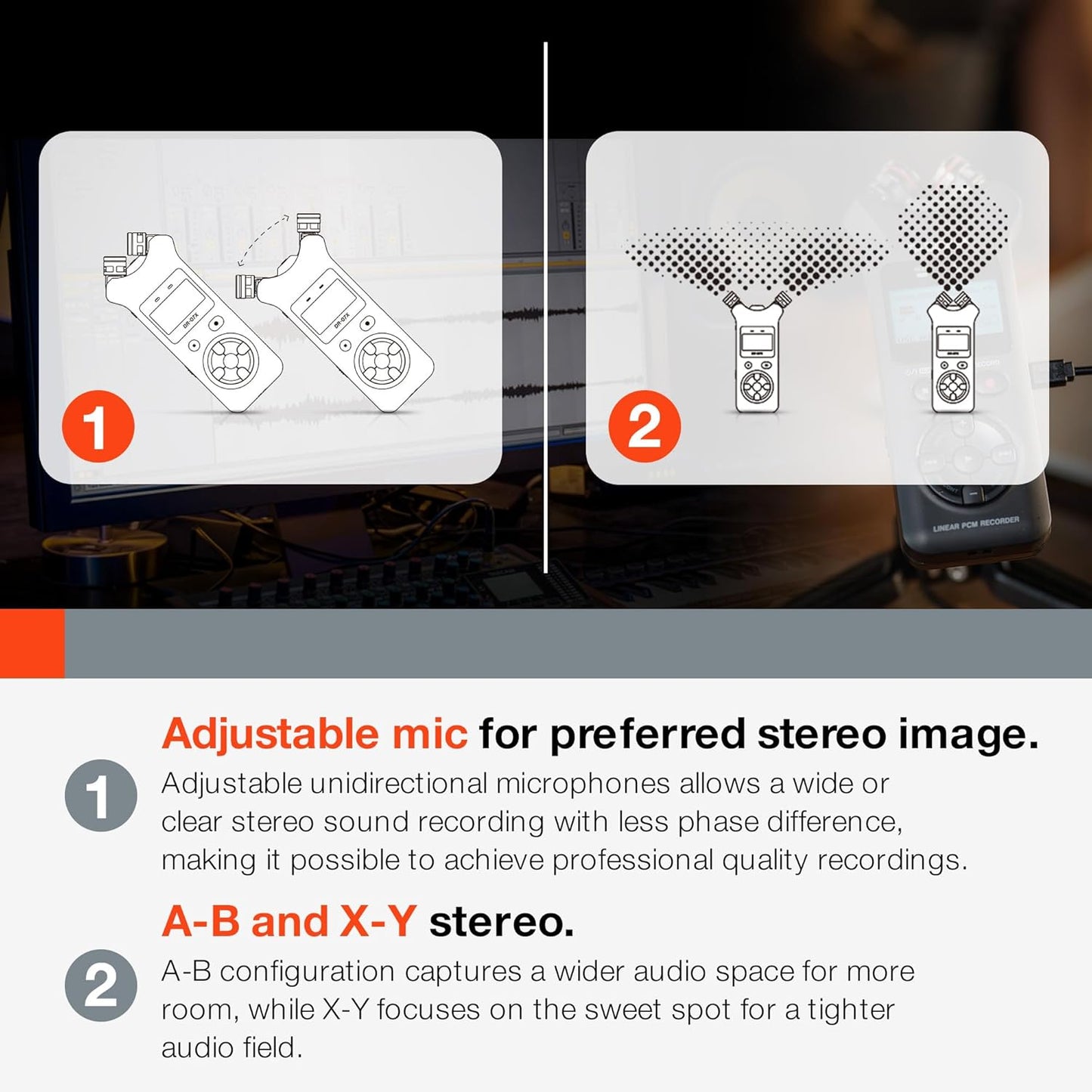 Tascam DR-07X Handheld Digital Audio Recorder