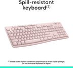 Logitech 920-013289 K270 Rose Wireless Keyboard