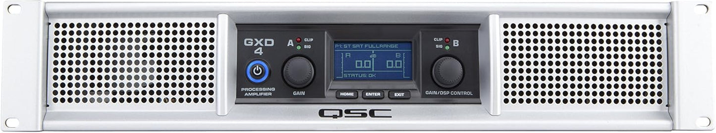 QSC GXD4 Class D Power Amplifier DSP