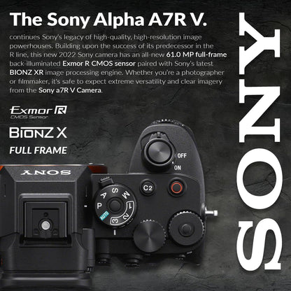 Sony Alpha a7R V 61MP Full Frame Mirrorless Camera Bundle